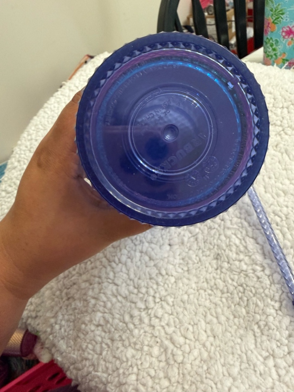 💜🏰 Walt Disney World 50th Anniversary Starbucks Studded Tumbler 🏰💜 - Picture 3 of 3